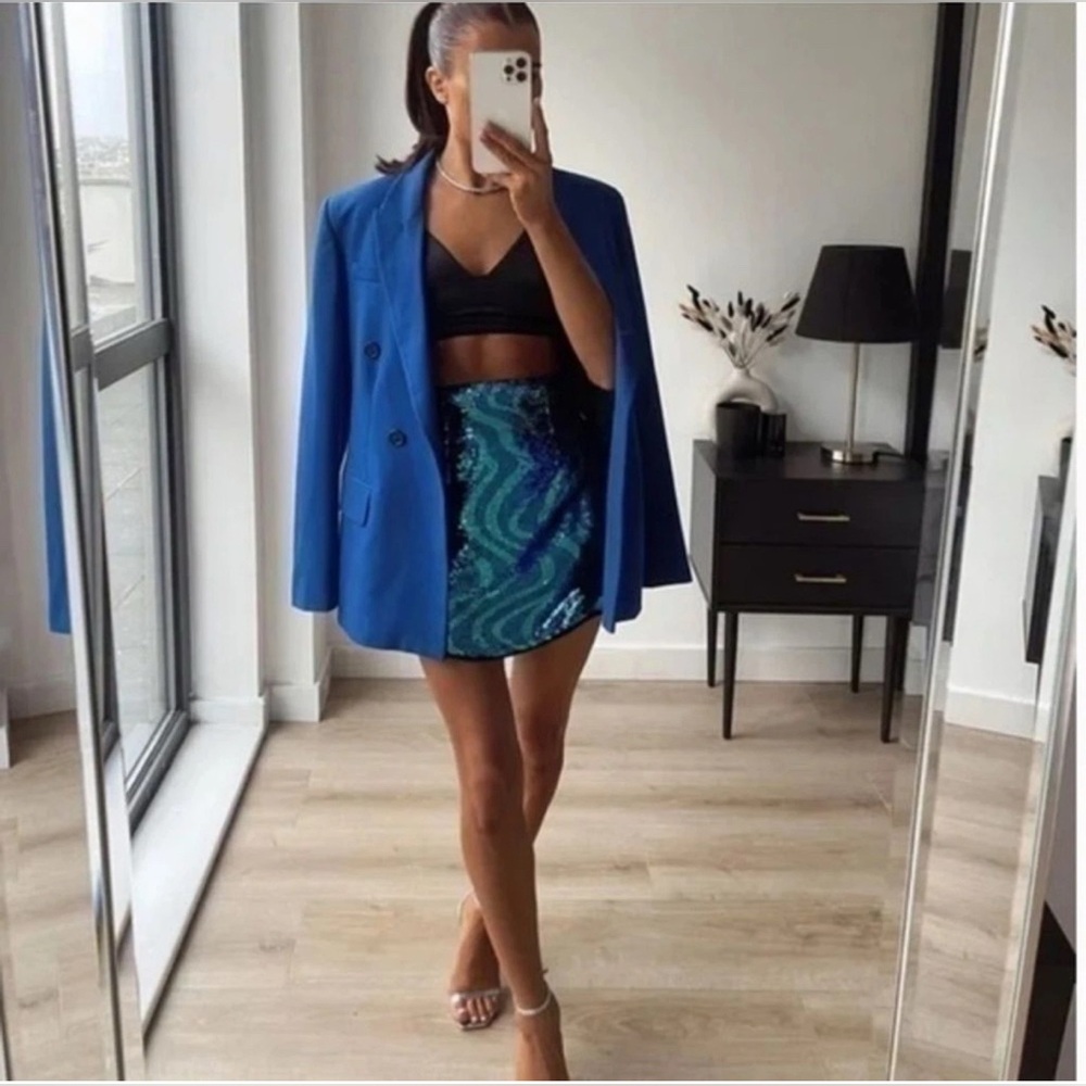 Zara Sequin Skirt